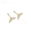 DIVA- Golden Mermaid Tail Earrings