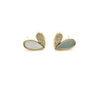 DIVA- Lustre Heart Shell Studs