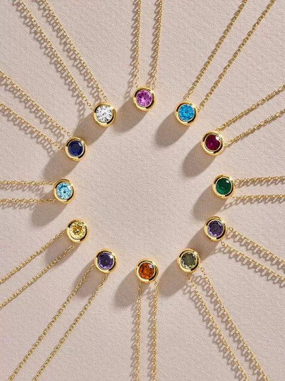 Zara Aura Birthstone Necklace