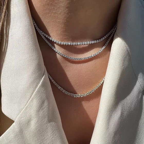 DIVA Icy Tennis Necklace